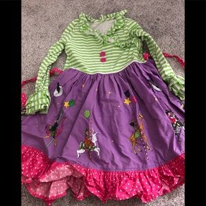 Eleanor rose halloween dress size 6-7 euc